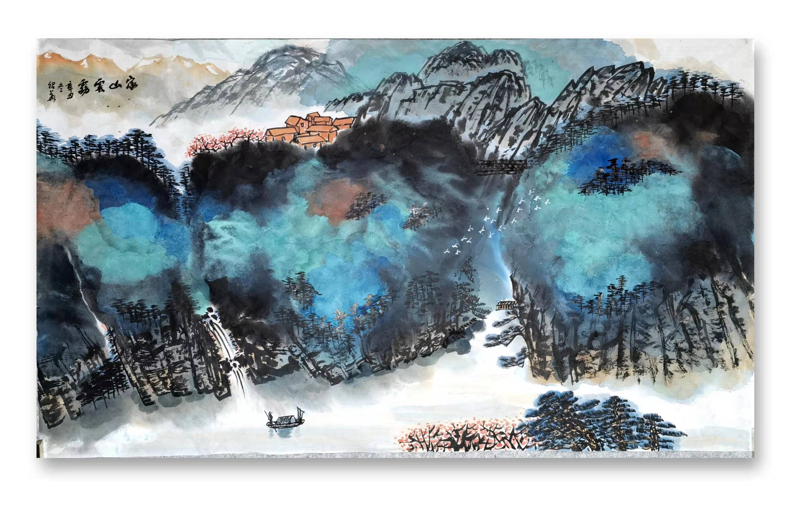 在绘画方面,华子师从于重庆知名花鸟画家,苏葡萄传人苏扬先生,认真