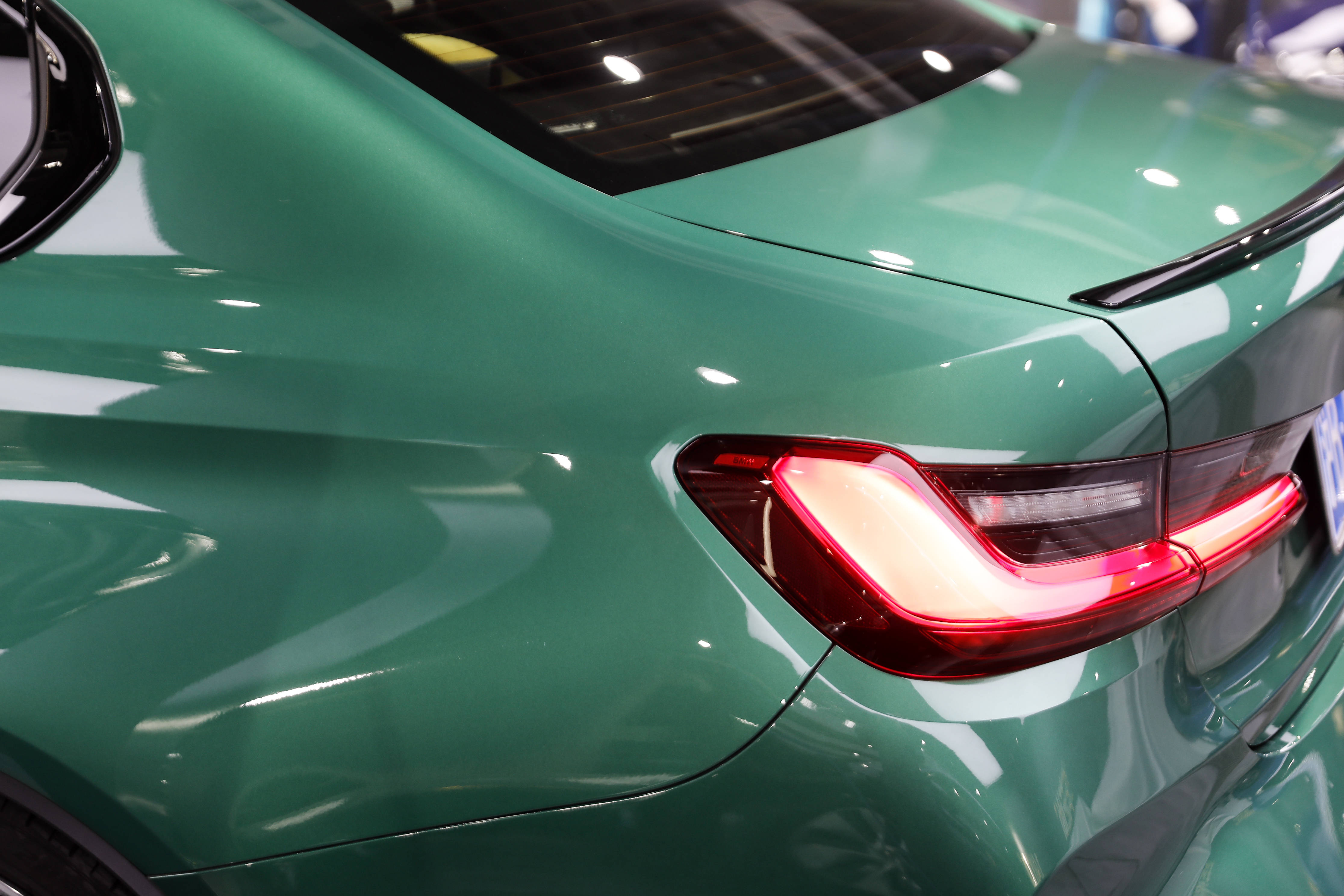 绿色的宝马m3贴隐形车衣你见过吗?_搜狐汽车_搜狐网