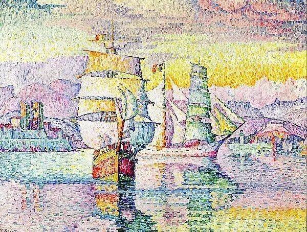 法国新印象派画家保罗·西涅克绘画作品欣赏_Paul_Signac_风景画
