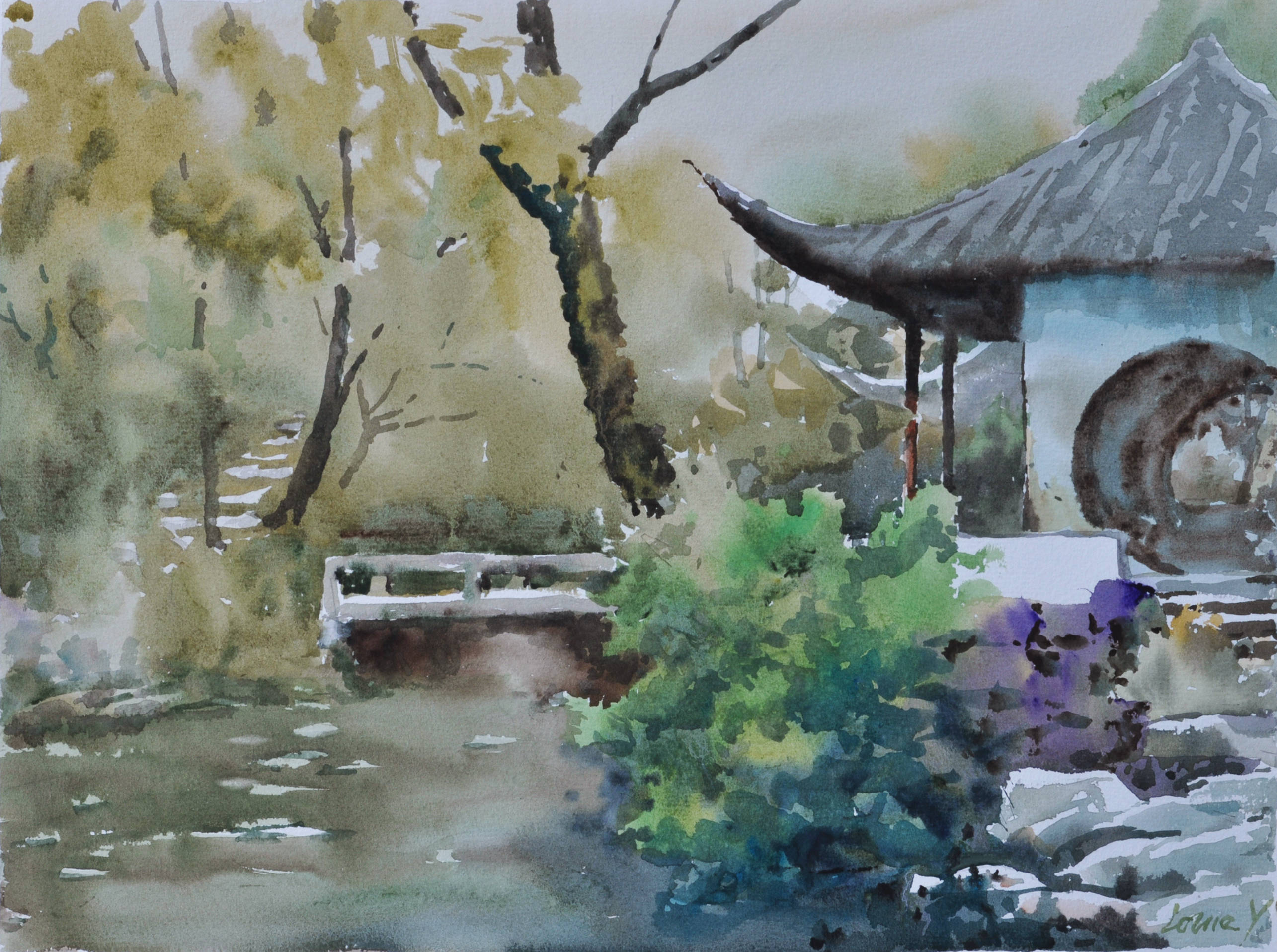 殷乐怡——我画苏州园林