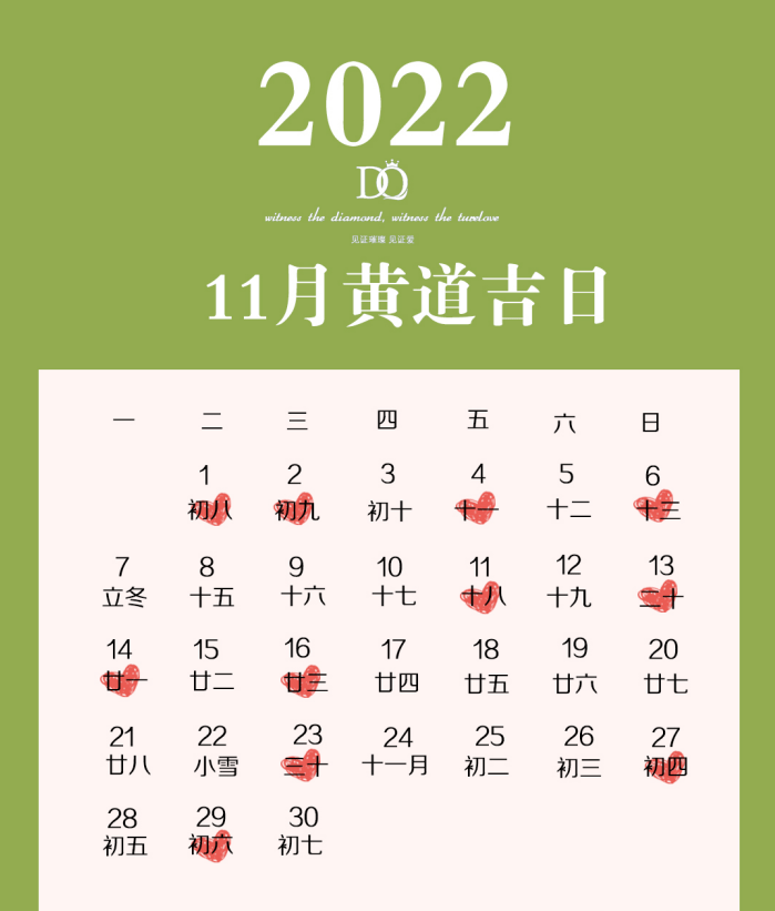 2022年十二月日历图片