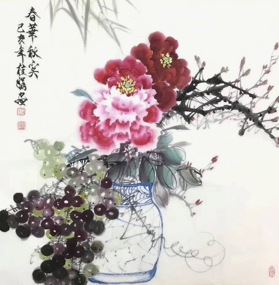 江苏|诠释色彩的无限魔力——赏画家孙桂娟的写意牡丹