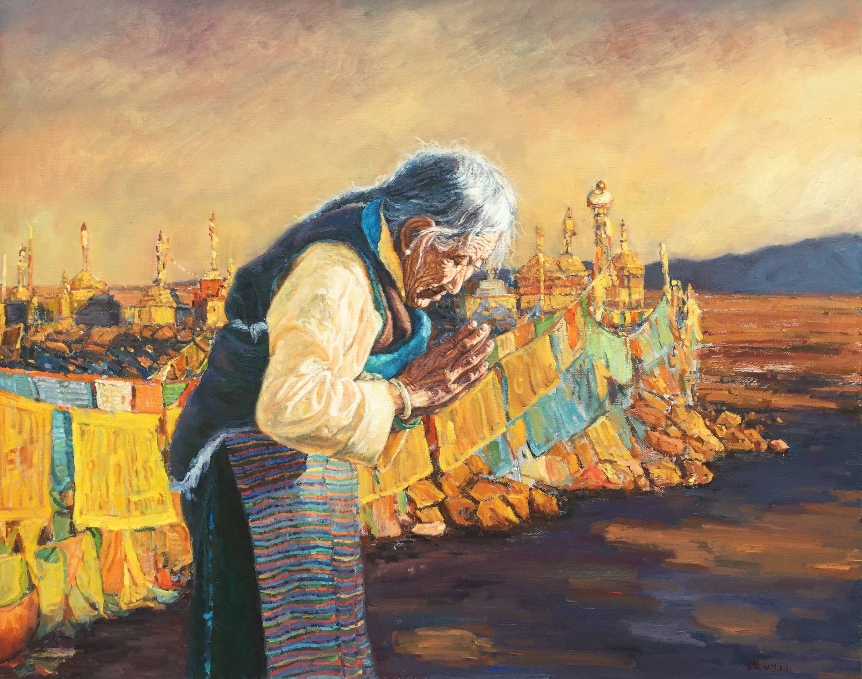 作品赏析:2021年大路西行——第二届中国油画作品展.