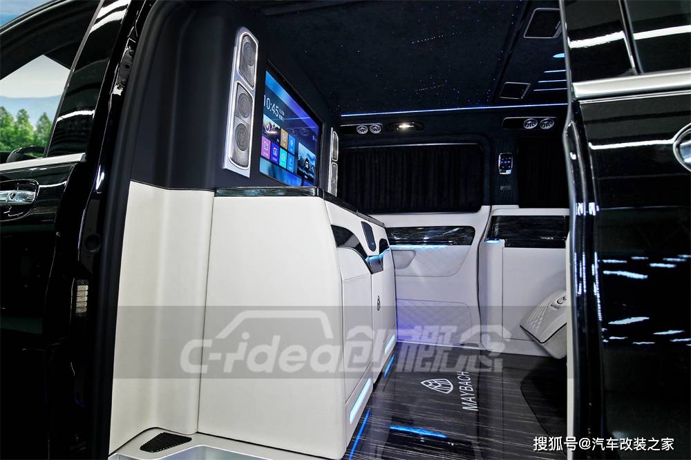改装奔驰威霆六座内饰案例，全隔断吧台蒙娜丽莎座椅_搜狐汽车_搜狐网