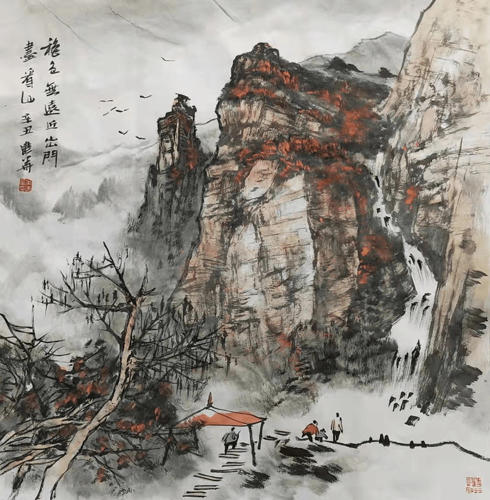 2022中国书画名家新春大拜年——画家余建华_山水画_作品_全国