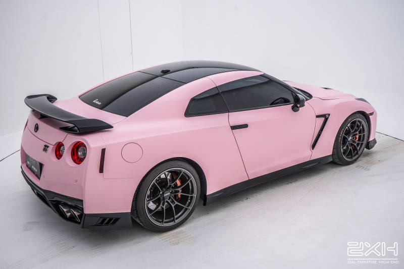 厦门尊享会日产gtr贴改色膜案例