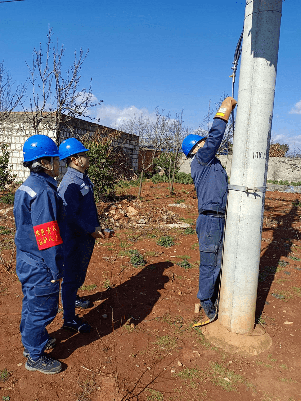 南方電網雲南曲靖陸良供電局為線路把脈問診助力復工復產_進行_試驗班