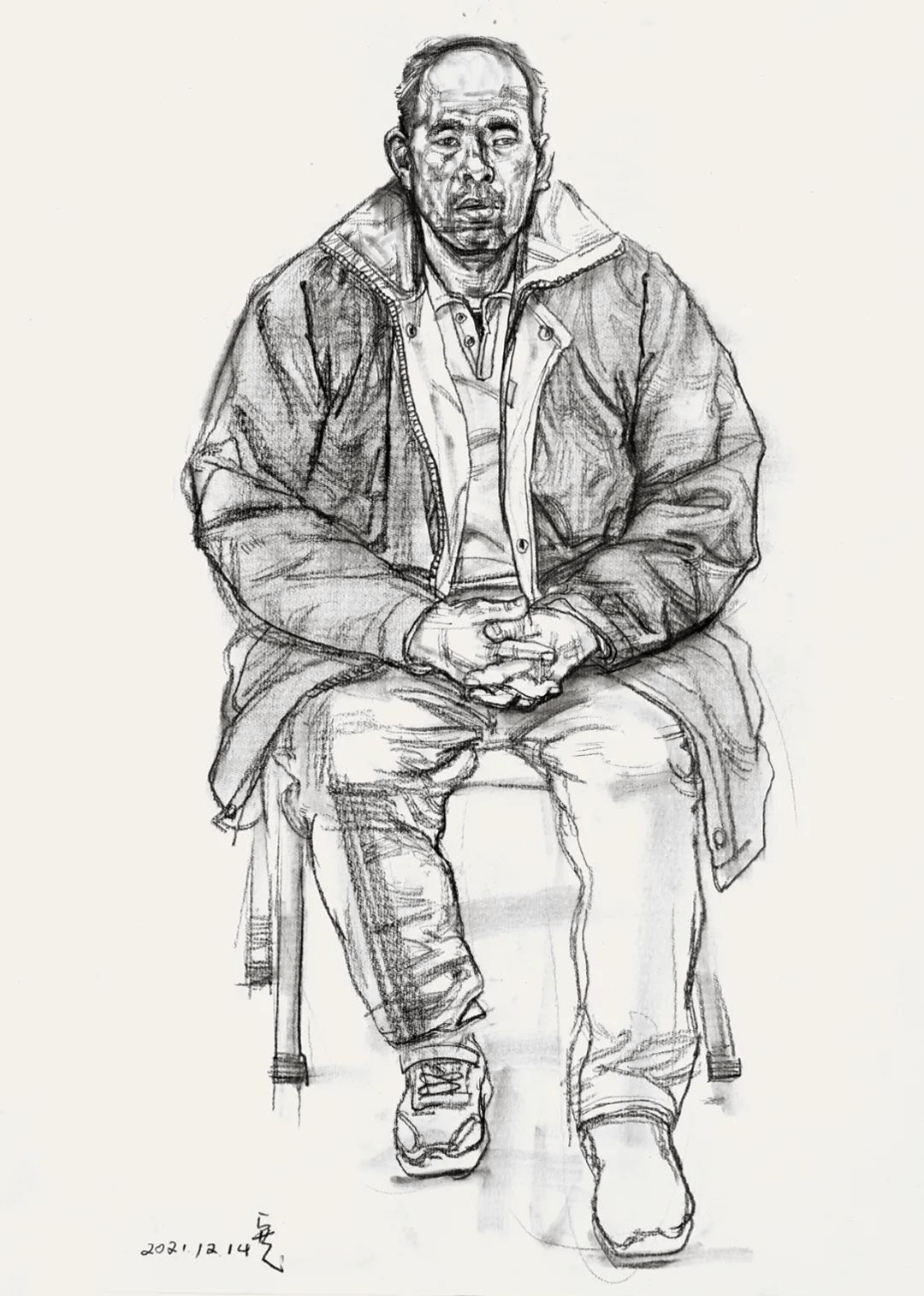 2022年度杰出艺术家推荐画家李宽人物速写