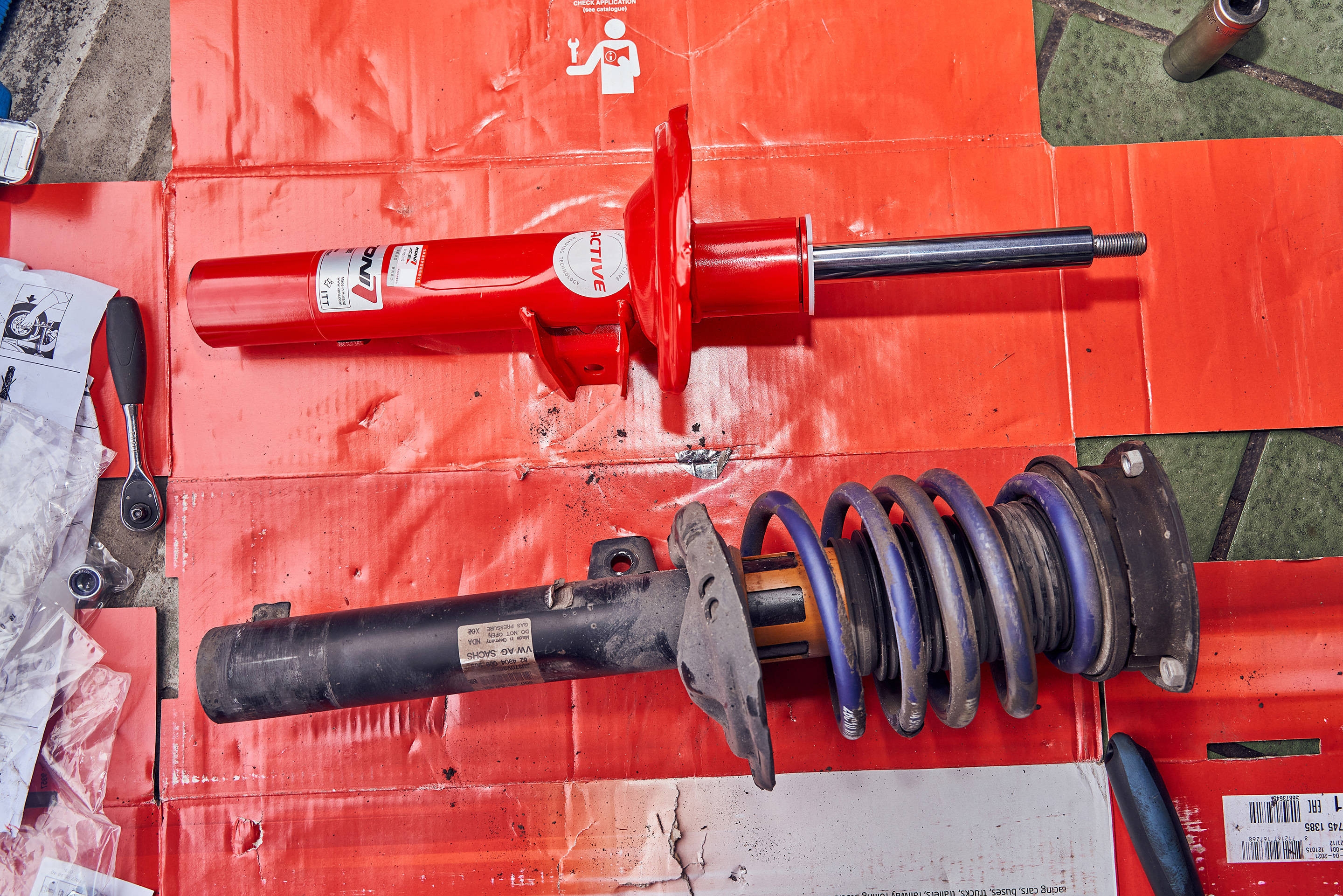 让你的车变高级奥迪s3换装koni自适应调节阻尼避震 乐惠车