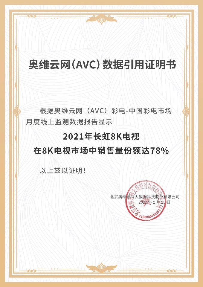 8K电视显多头趋势 2022谁将成为行业龙头-家电圈官网