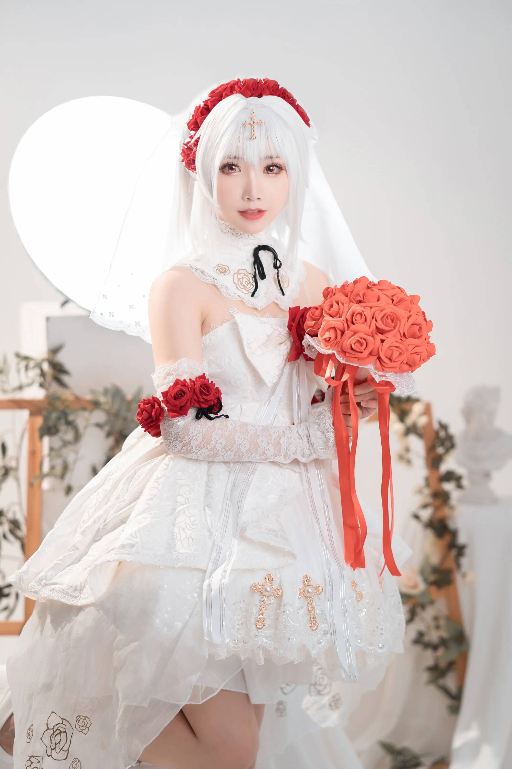 cos:崩坏3德丽莎婚纱