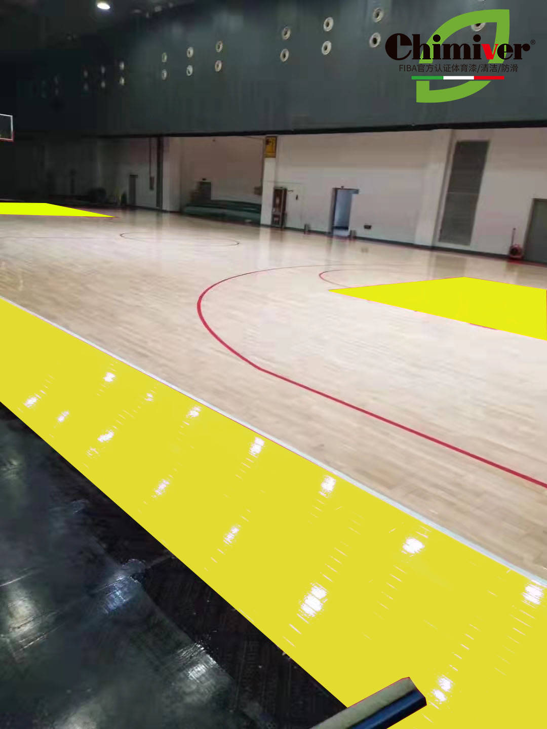 nba球队主场篮球地板彩漆的风格及实际运用3