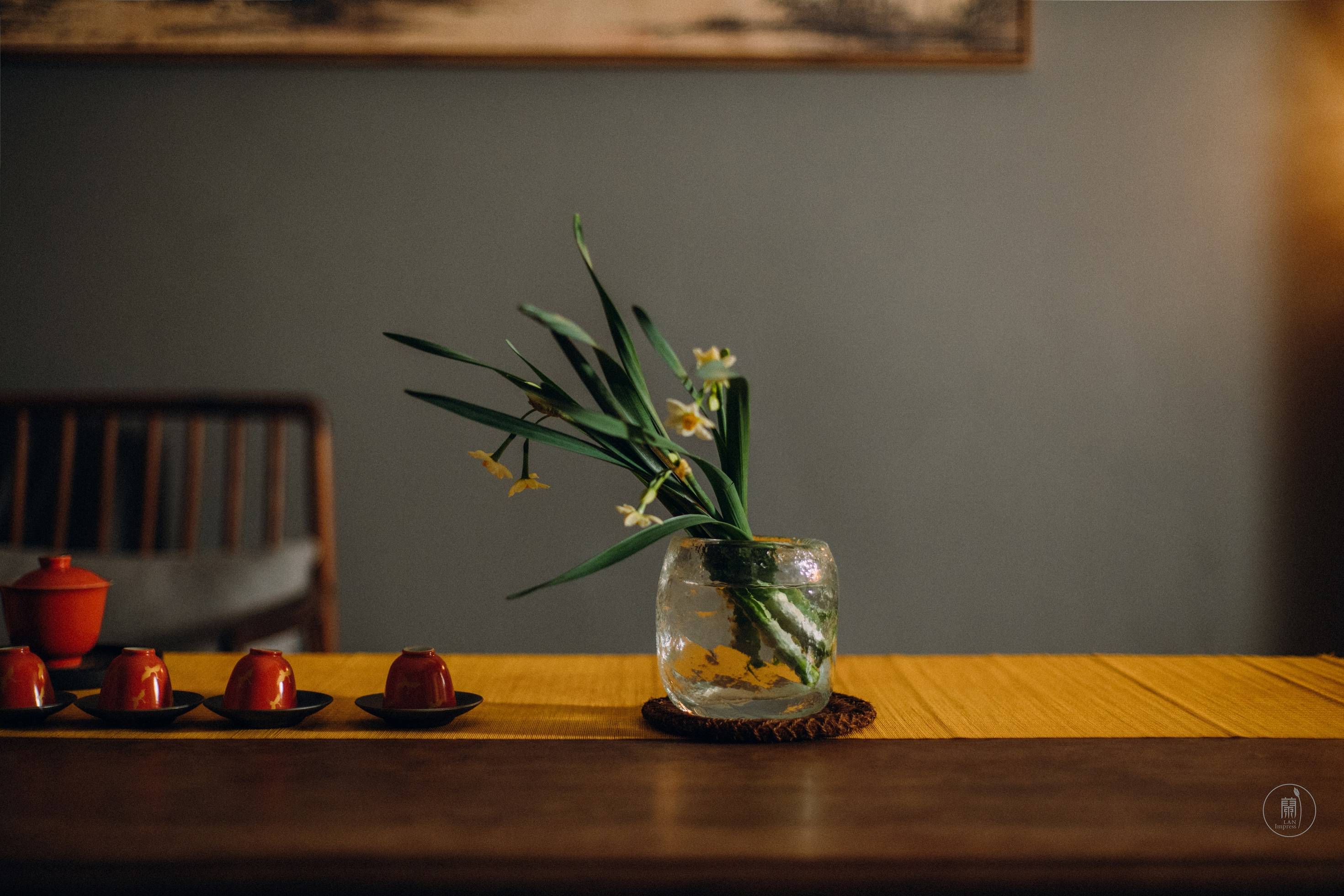 花道老师兰晓用植物诠释茶空间美学茶席花