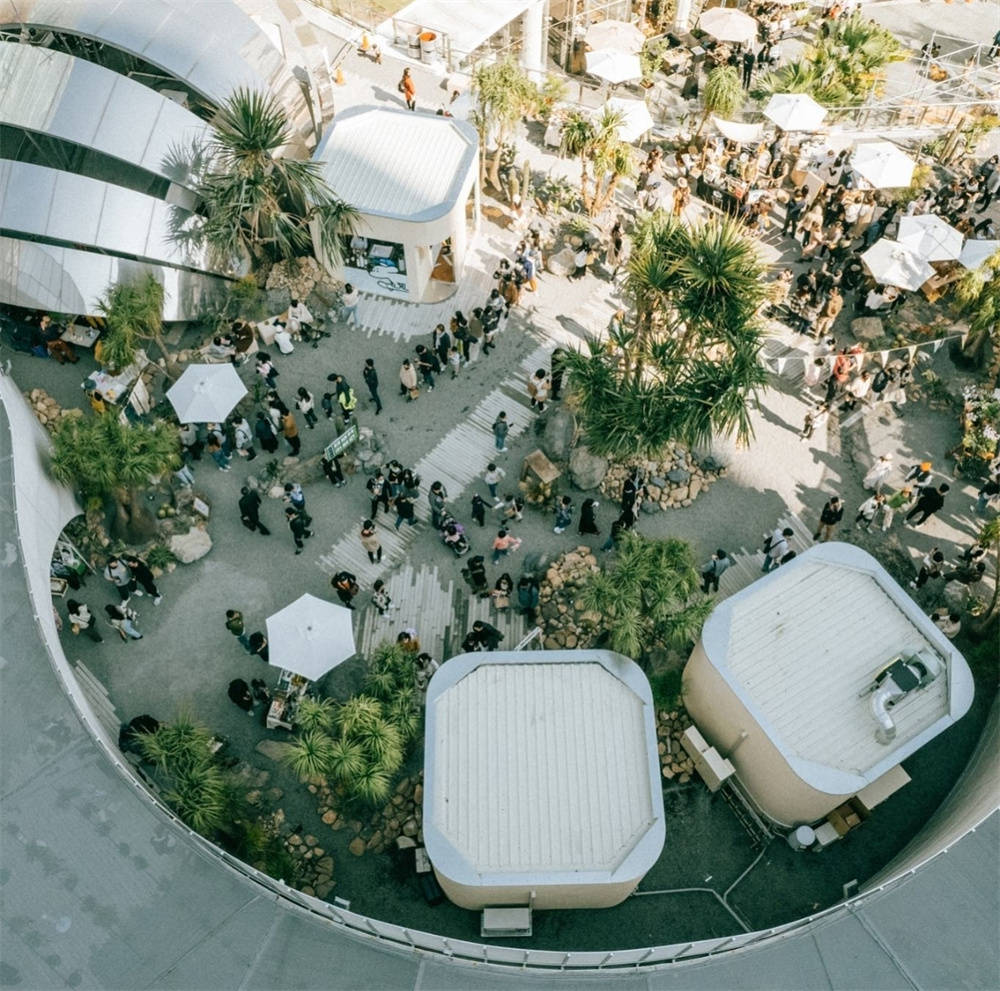 大人系公园商业park2草悟广场为台中创造一片都市绿洲