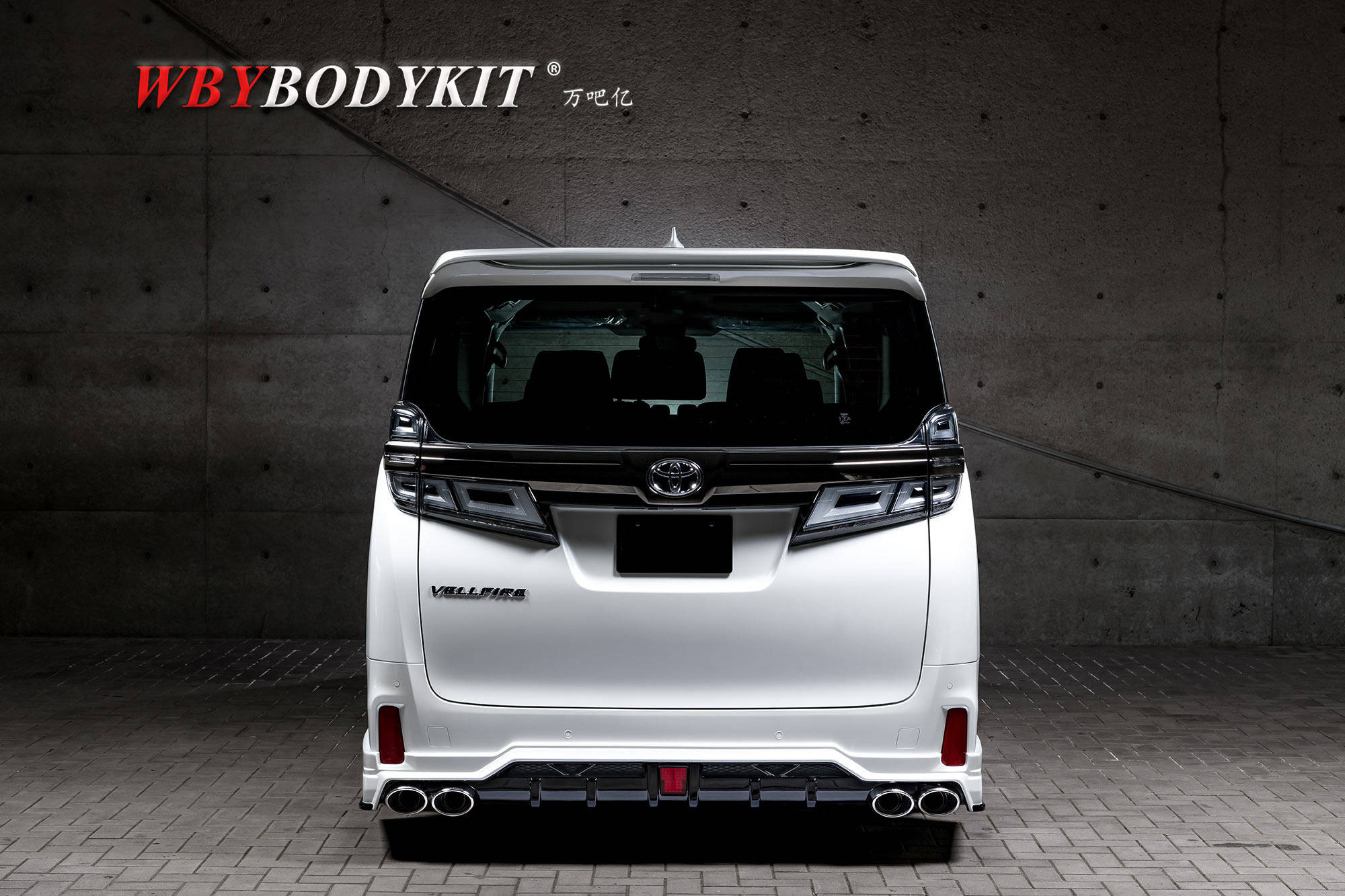 适用于丰田vellfire威尔法改装mzspeed小包围前后唇侧裙尾翼中网