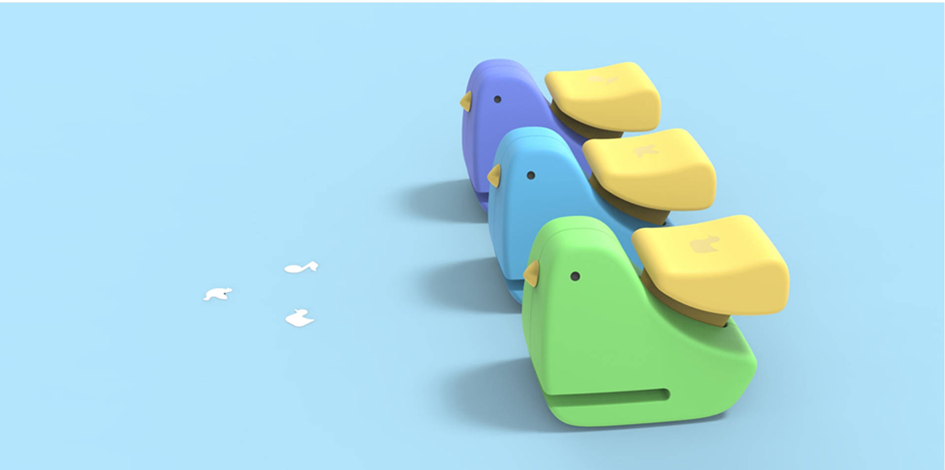 艾优加打花器设计 提升童趣感的 儿童产品设计 海豚 孩子 创造力