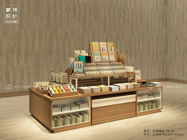 67豪镁又新出炉一批书店书架文具文创货架图书馆书架精品架等道具啦
