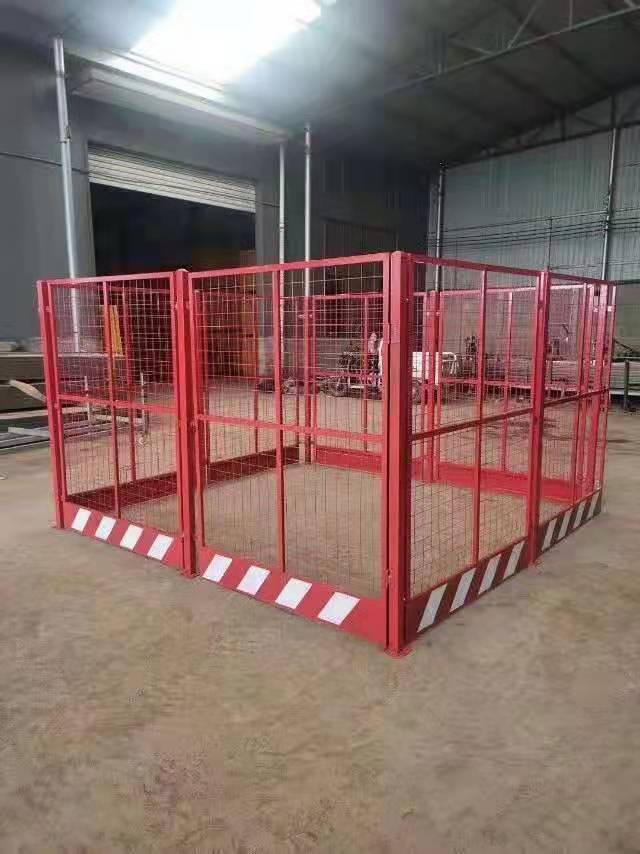 美观大气标准化塔吊基础防护围栏栏_施工_工地_文明