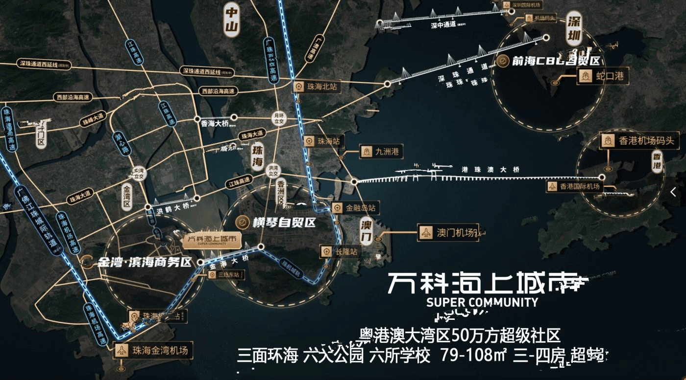 珠海万科海上城市值得买吗(价值分析)_配套_km_滨海