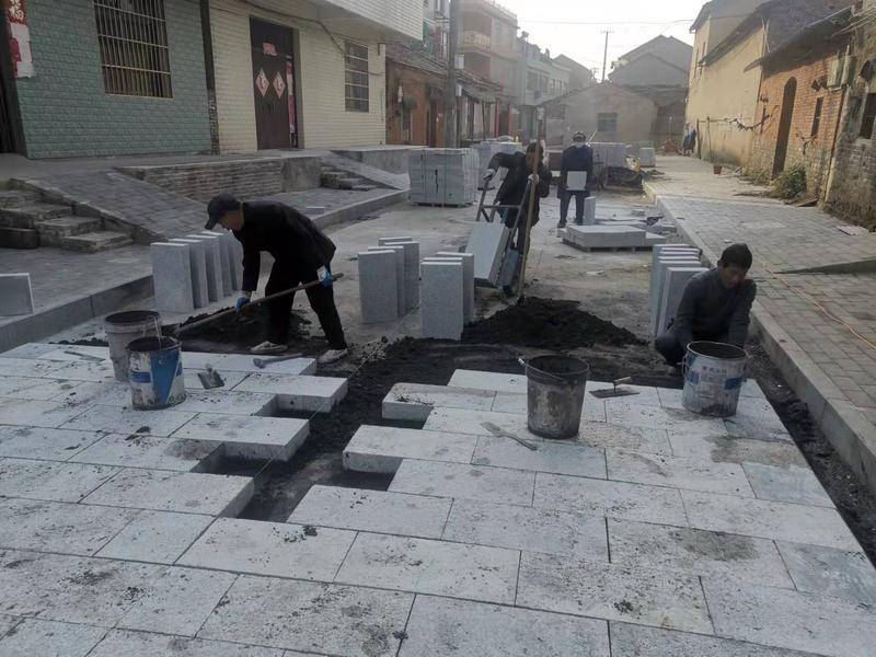 龙坪镇打造青石板仿古街道_武穴市_投资_旅游