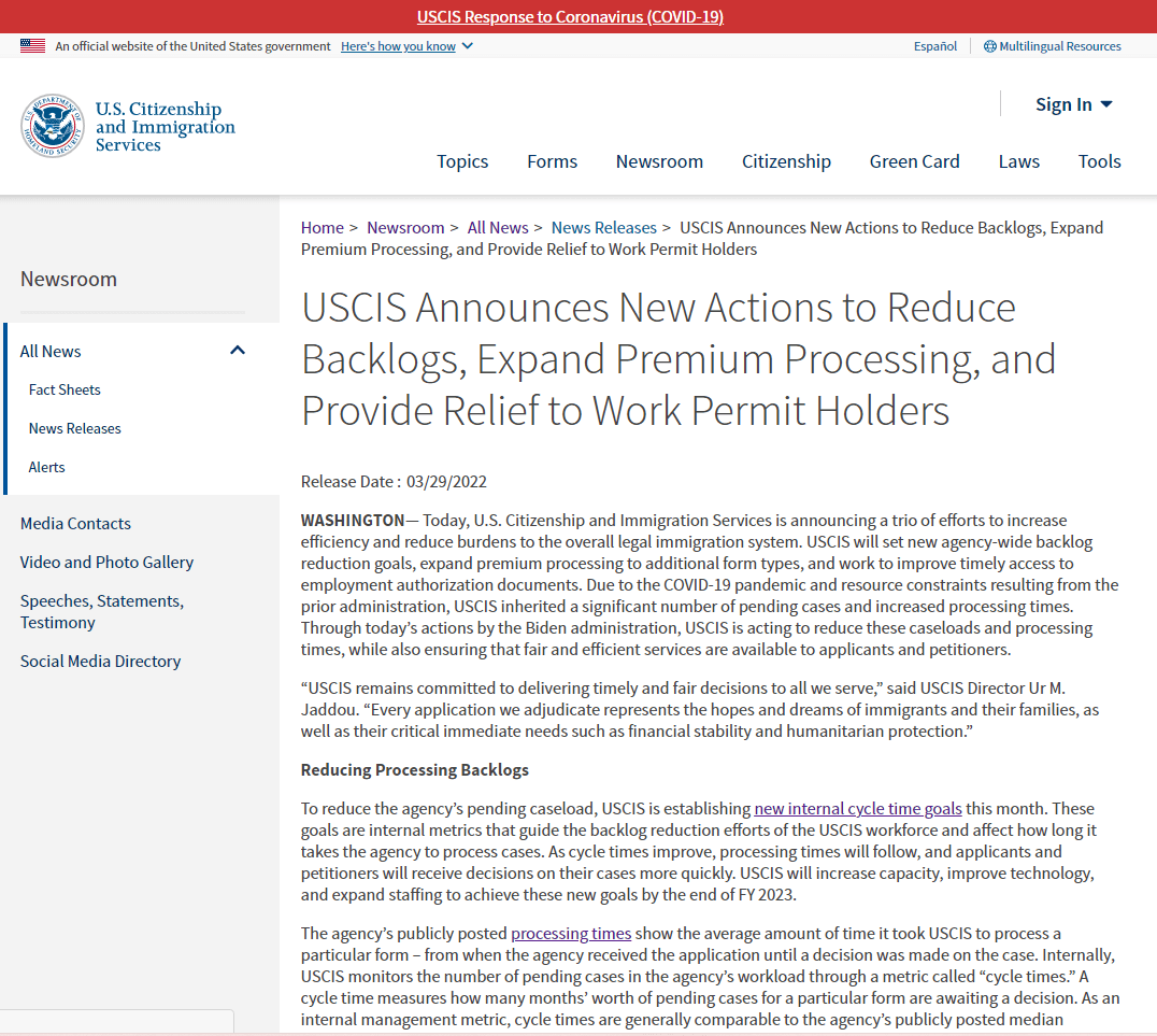 拿绿卡时间太长？美国移民局三项重大举措去库存，这些人最受益，可申请加急！_搜狐网