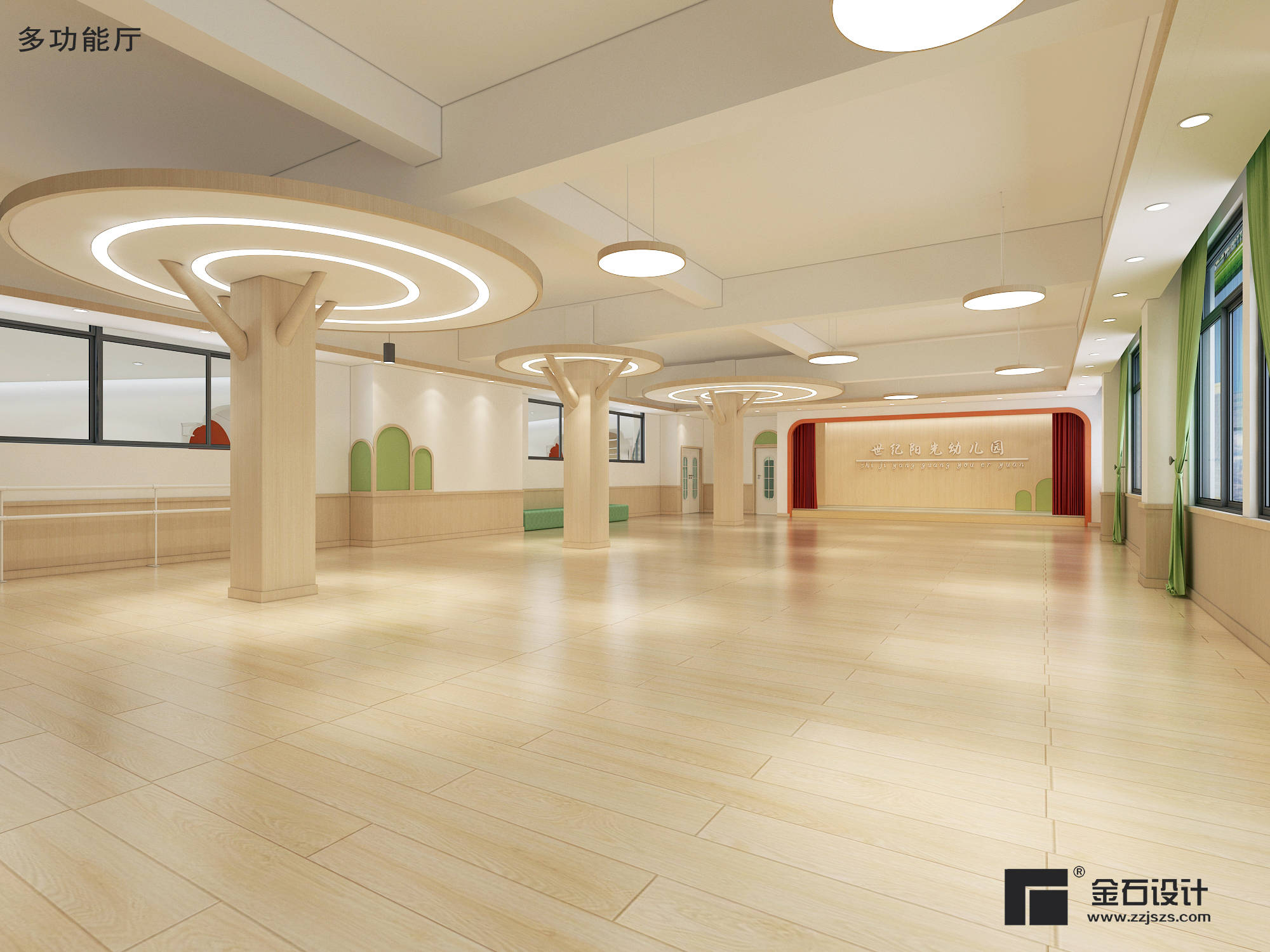 简约风格的幼儿园设计_空间_孩子_装饰