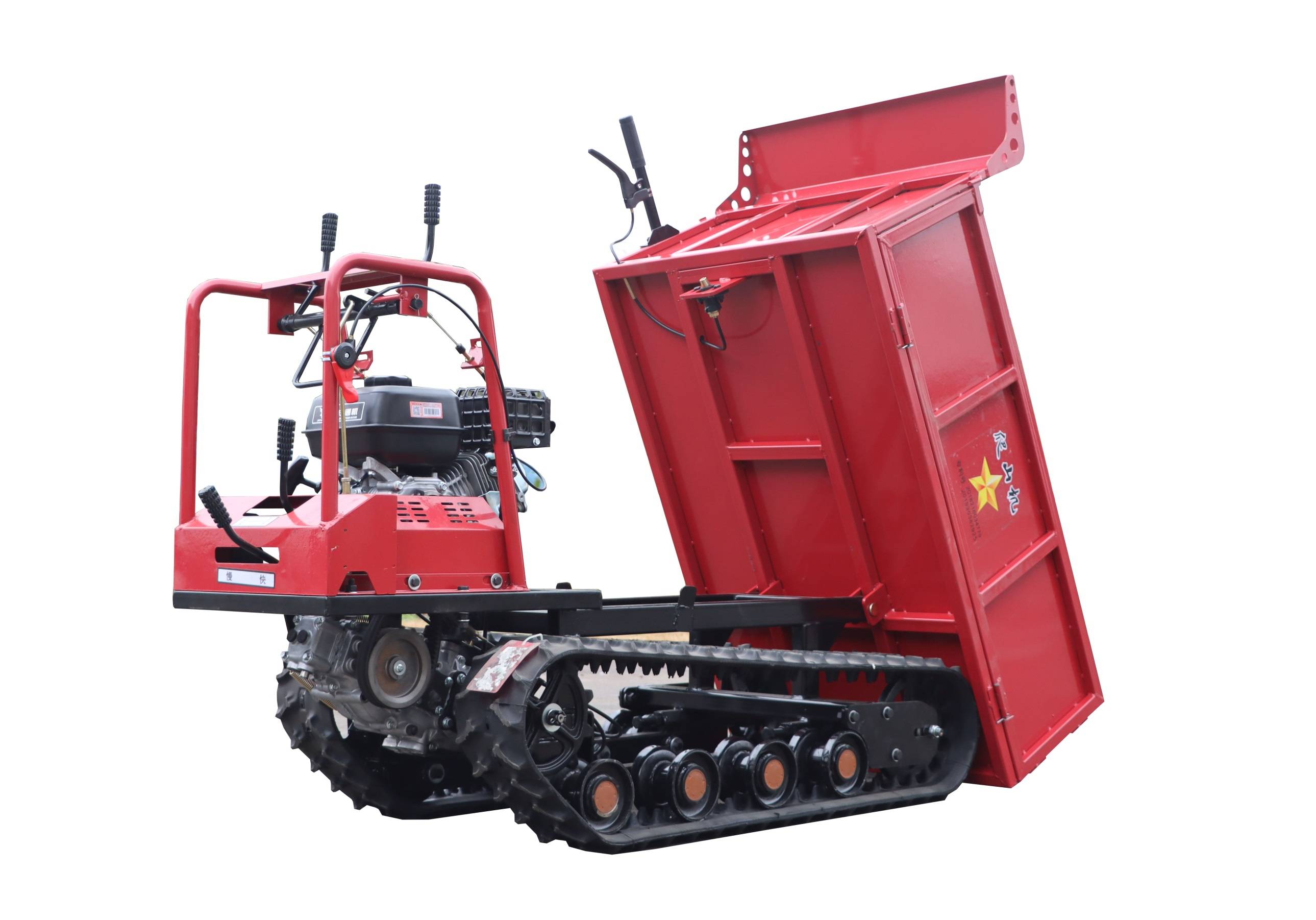 一次带你看够不同款式的橡胶履带爬山机