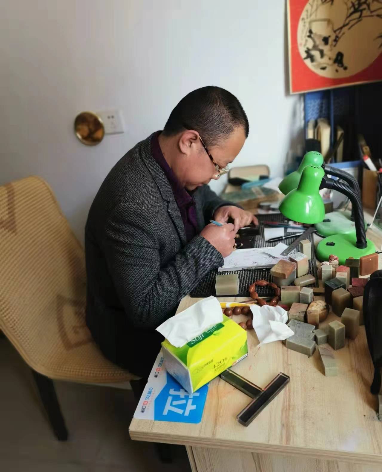 篆刻师姜若水_作品_爱好者_沭阳县