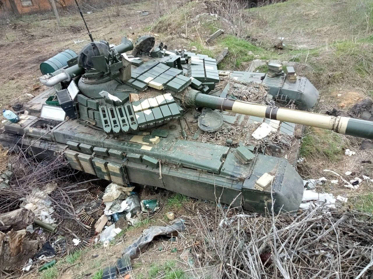 俄在哈尔科夫地区缴获两架t-64bv坦克_部队_俄罗斯_哈尔科夫