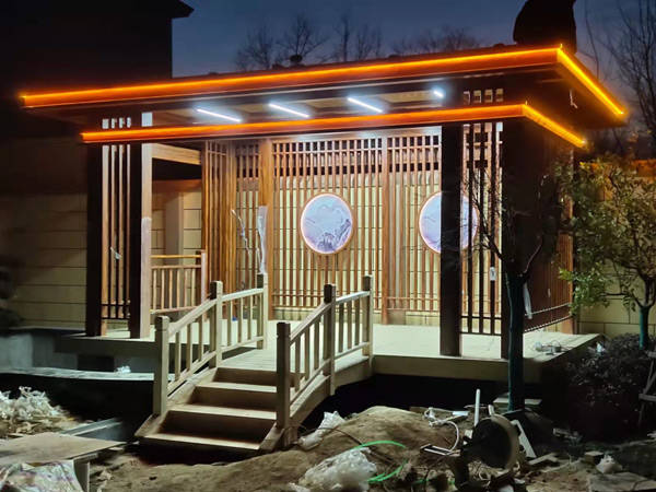 新中式凉亭既丰富了庭院的环境,又提升了庭院的层次_设计_建筑_景观