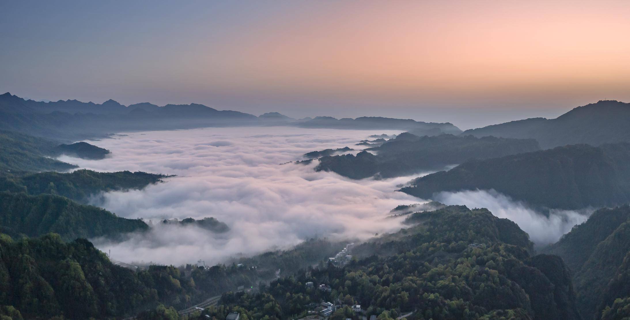 四川省雅安市东方碧峰峡国家级5a景区风光旖旎,美景如画,宛若人间仙境