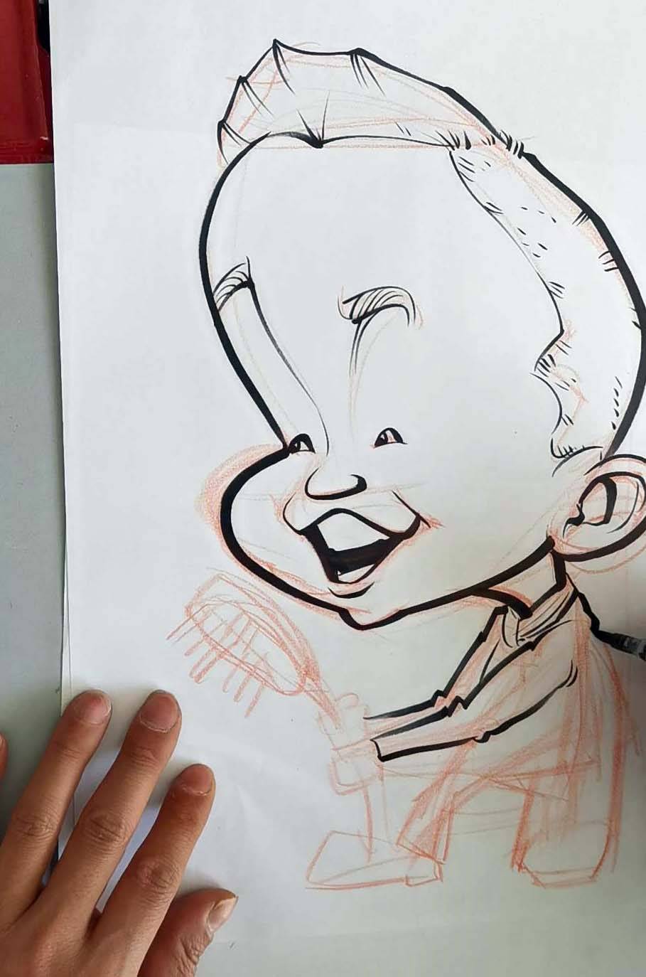 肖像漫画似颜绘教程技法