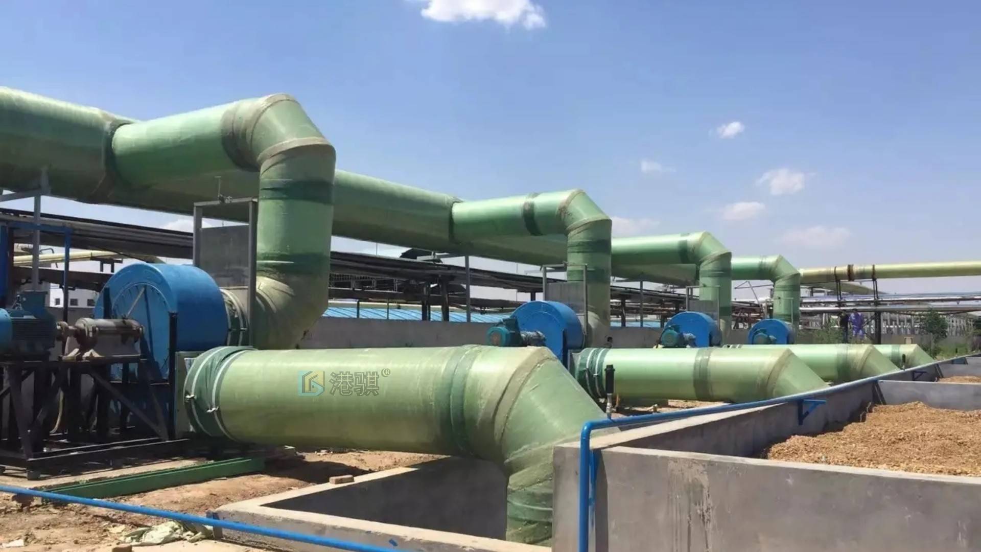 玻璃钢通风管道玻璃钢管通风管道玻璃钢通风管道厂家港骐