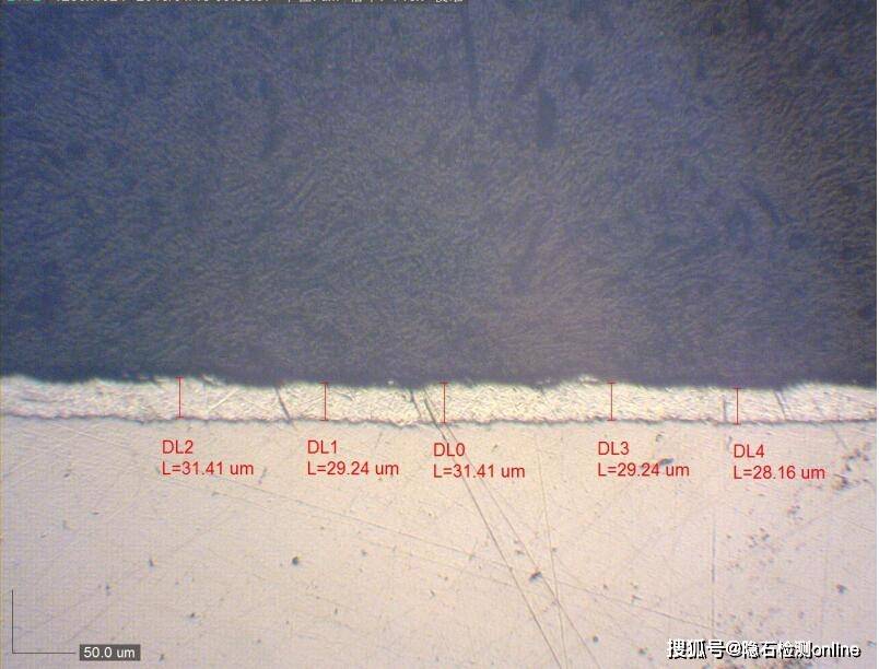 镀层厚度检测之金相法隐石检测