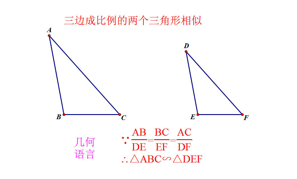 相似三角形的性質和判定小結