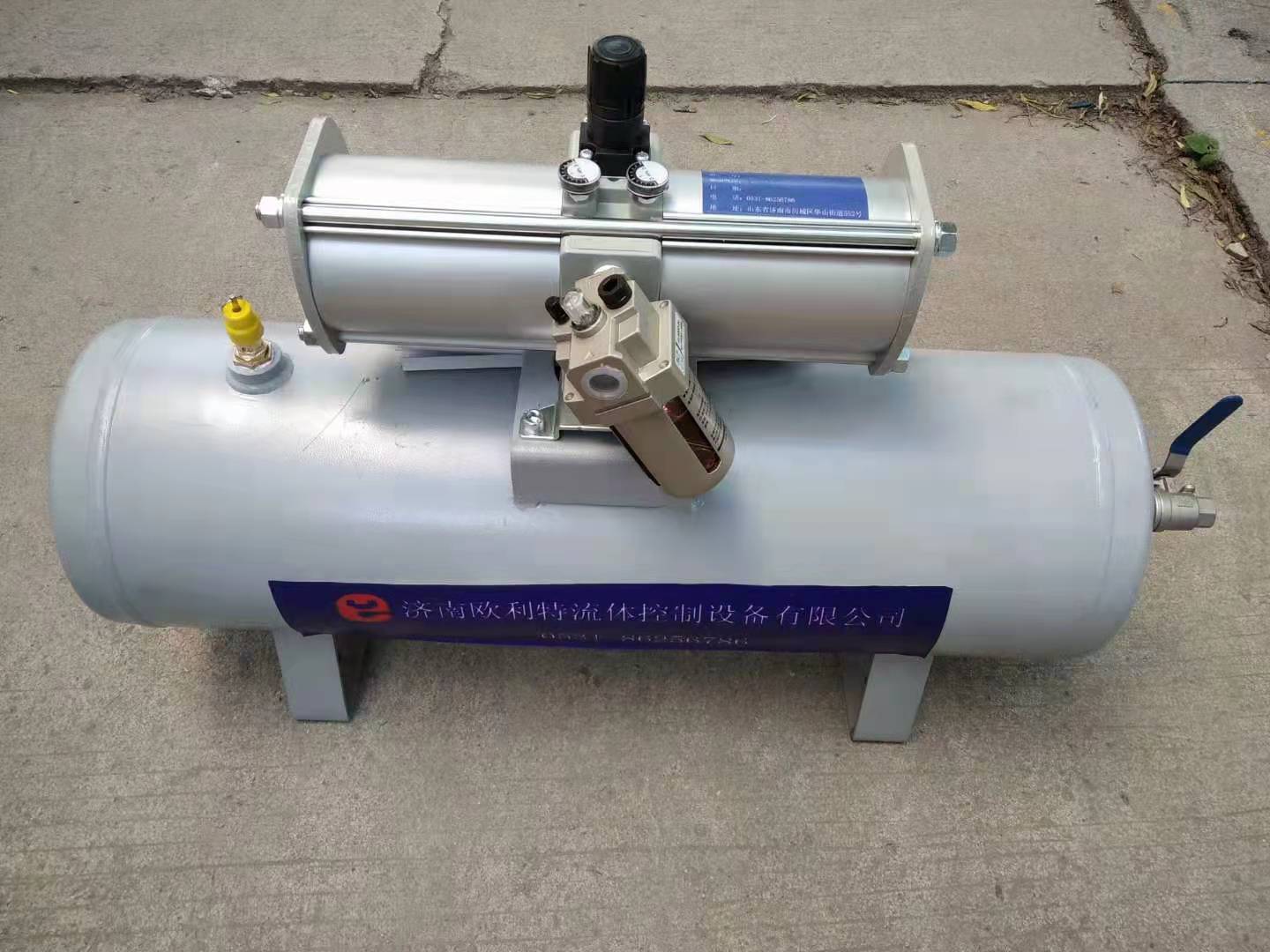 压缩空气增压泵工作原理?-济南欧利特流体提供_活塞_气体_驱动