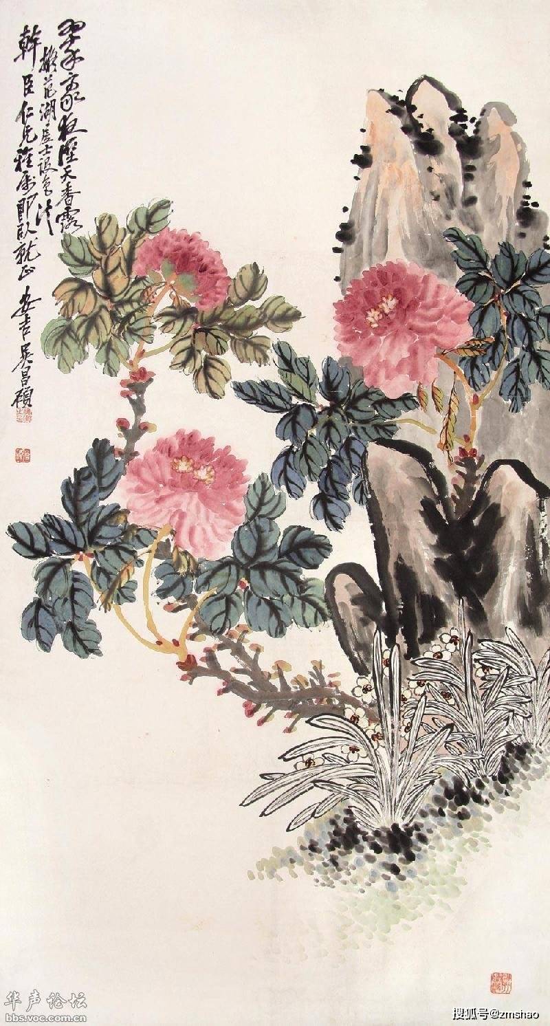 吴昌硕花鸟画图片大全图片