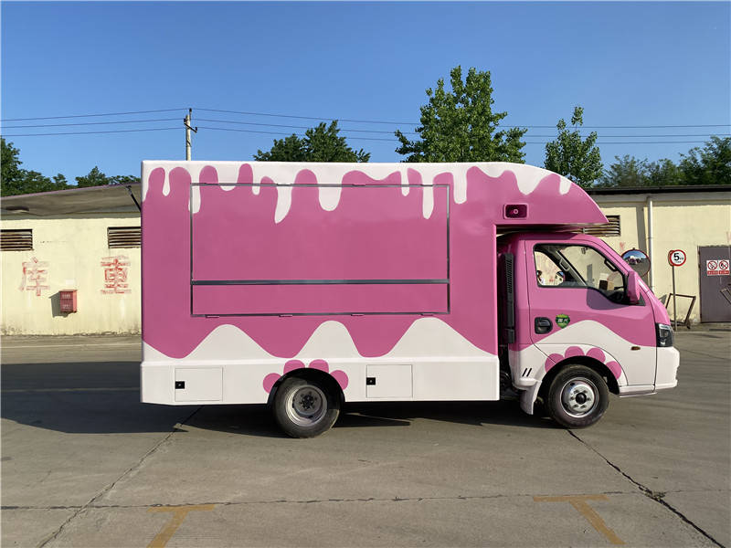 移动奶茶雪糕车东风凯马小吃冰淇淋车可上牌照