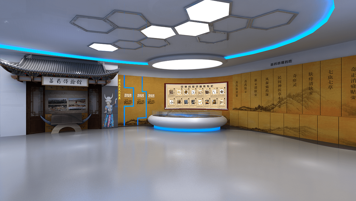 展厅设计中药展厅的特色设计