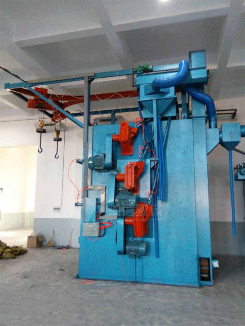 q378吊钩式抛丸机适用哪些行业_表面_零部件_钢板