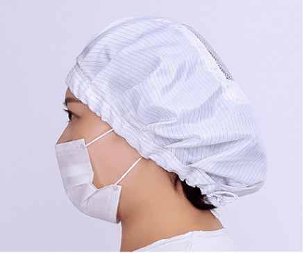 不止防静电服,防静电帽也保障着产品的品质_帽子_车间_电子