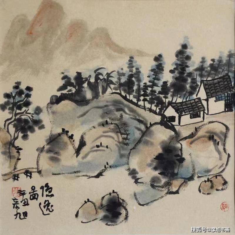 青岛画家张彦旭近期创作书画作品欣赏