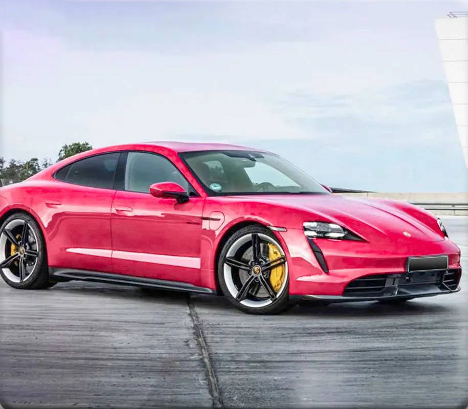 改色膜要多少钱草莓红复刻经典保时捷356