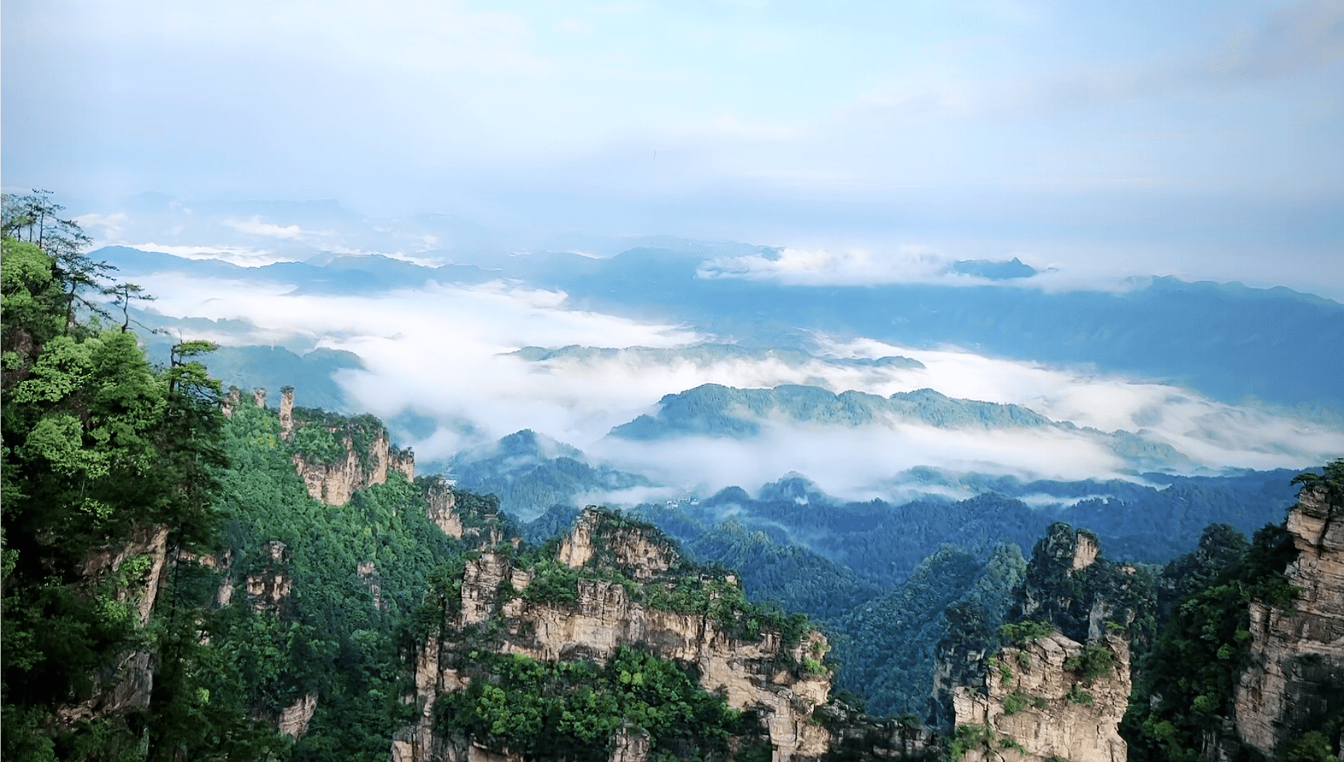 杨家界天然长城图片图片