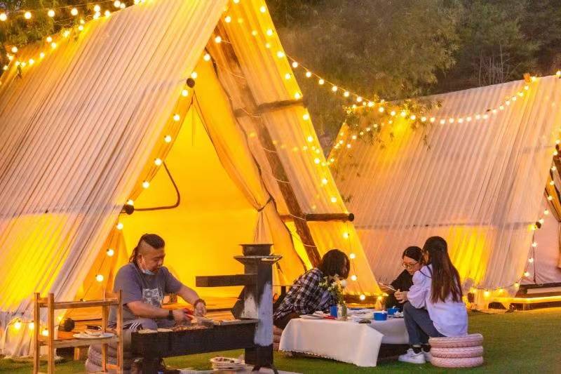 夏日清凉出游 | 星空,film,电音dj,烧烤bbq_帐篷_朋友_生活