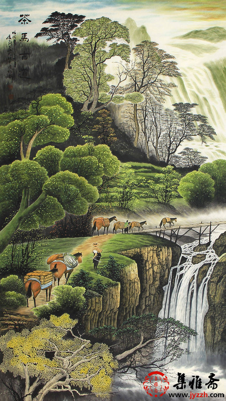 陈厚刚山水画作品,华滋浑厚,意境深邃