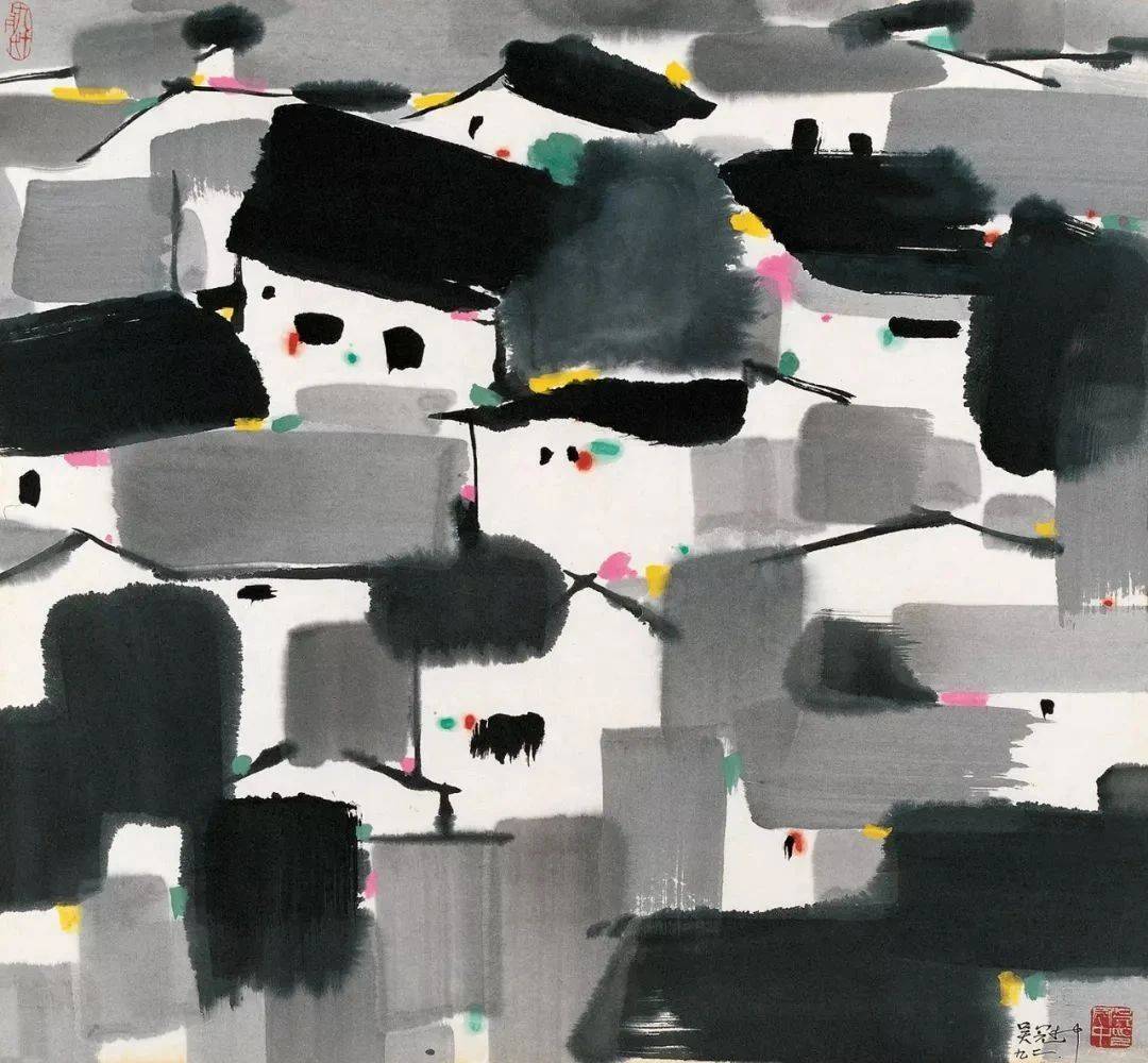 画家 吴冠中 作品欣赏-搜狐大视野-搜狐新闻