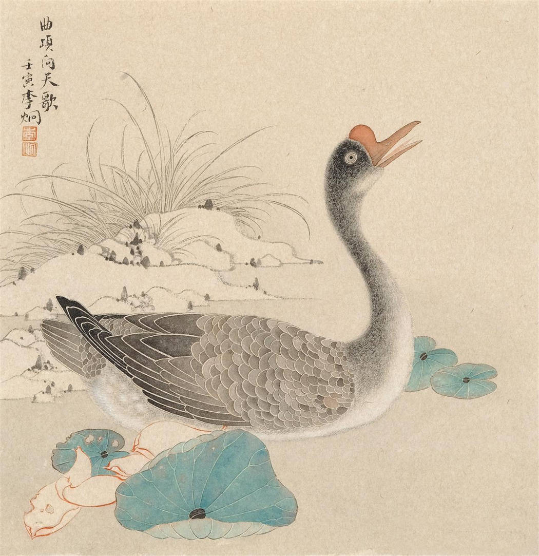 画家李炯花鸟画作品欣赏