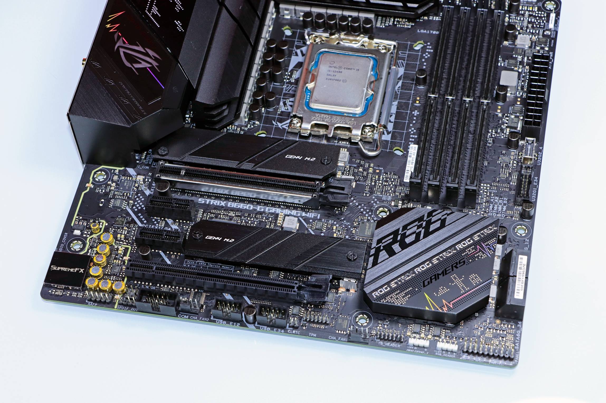 30 超频幅度的 12400 华硕 rog b660-g 整机实战非 k 超频