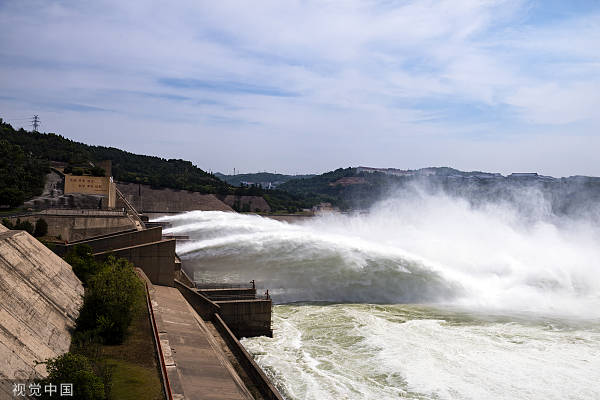 小浪底水利枢纽开启2022年度黄河调水调沙